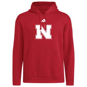 adidas College Logo Hoodie - Men's - Red