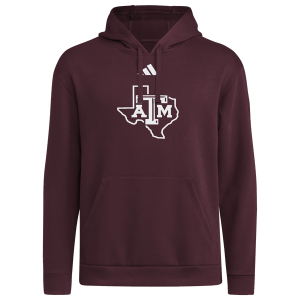 adidas College Logo Hoodie - Men's - Maroon