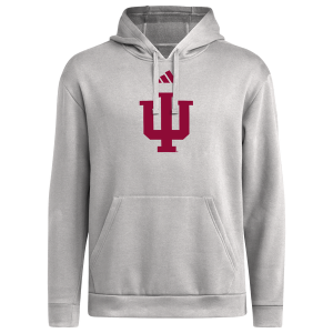 adidas NCAA Logo Hoodie - Men's - Medium Grey Heather