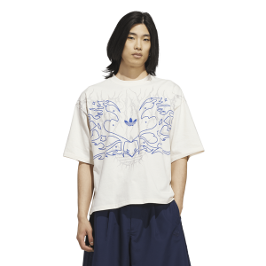 adidas Originals Metal Graphic Boxy T-Shirt - Men's - Hi Res Blue/Wonder White
