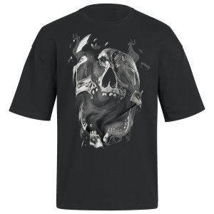 adidas Smoking Skull Graphic T-Shirt - Men's - Black/Black