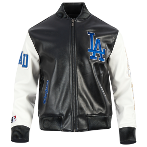 Pro Standard Los Angeles Dodgers City Signature Varsity Jckt - Men's - Black/White