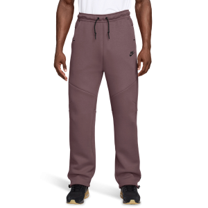 Nike Tech Fleece Open Hem Pants - Men's - Black/Brown