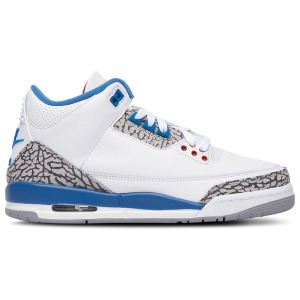 Jordan Retro 3 - Boys' Grade School - White/Varsity Red/True Blue