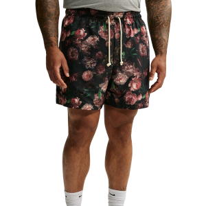 Nike Rose Dri-FIT SI PRC Woven 5 Inch Shorts - Men's - Pale Ivory/Black