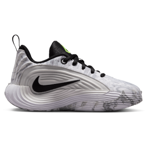 Nike Giannis Immortality 5 - Boys' Preschool - White/Metallic Silver/Off White