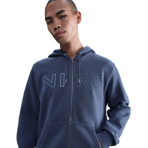Nike Club Basketball Full-Zip Hoodie - Men's - Diffused Blue