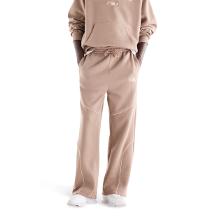 New Balance Trackside Open Hem Pants - Men's - Timberwolf Piping/Mushroom