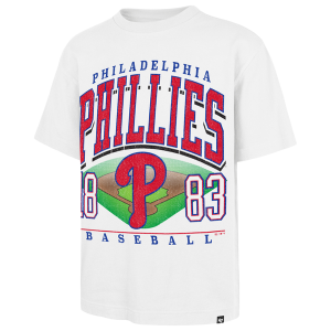 47 Brand Phillies Foundational T-Shirt - Men's - White