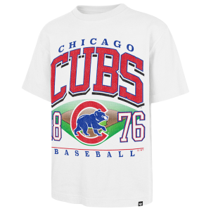 47 Brand Cubs Foundational T-Shirt - Men's - White