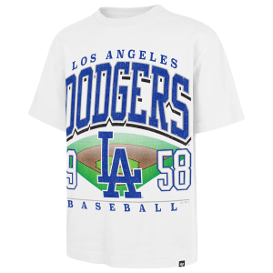 47 Brand MLB LA Dodgers Foundation T-Shirt - Men's - White