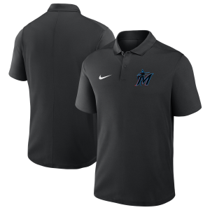 Nike Marlins Victory Polo - Men's - Black