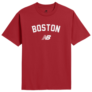 New Balance Boston City Logo T-Shirt - Men's - Red