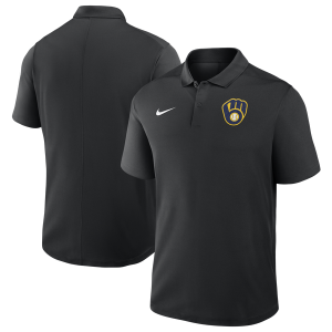 Nike Brewers Victory Polo - Men's - Black