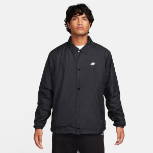 Nike Club Coaches Jacket - Men's - Black/White