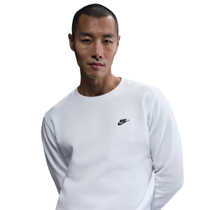 Nike Club Crew - Men's - White/Black
