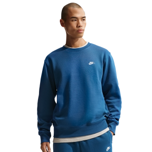 Nike Club Crew - Men's - Court Blue/Lt Khaki