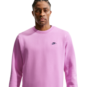 Nike Club Crew - Men's - Lt Magenta/Midnight Navy