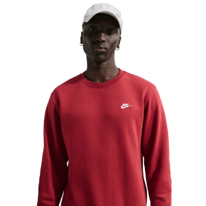 Nike Club Crew - Men's - White/Red