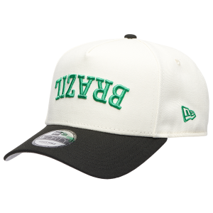 New Era 940AF UPSD Wrdmrk Brazil Cap- - Adult - White/Black