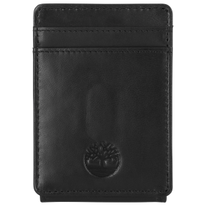 Timberland Magnetic Clip Front Pocket Wallet - Men's - Black