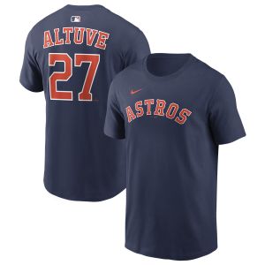 Nike Astros Name & Number T-Shirt - Men's - Navy