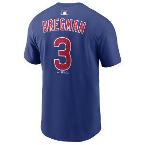 Nike MLB Chicago Cubs ATL Name and Number Tshirt - Men's - Blue