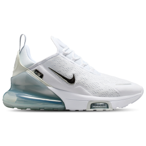 Nike Air Max 270 Premium - Men's - White/Metallic Silver
