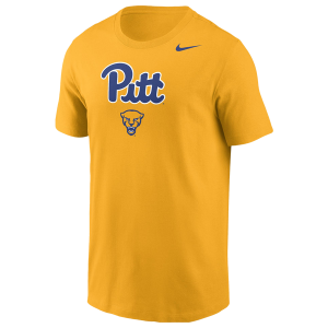 Nike Univ of Pittsburgh Alternate Logo 3 T-Shirt - Men's - Yellow