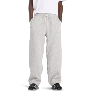 New Balance Sport Essentials Open Hem Fleece Pants - Men's - Grey/White