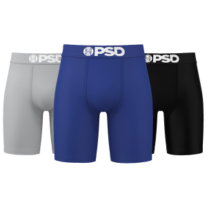 PSD Blue Solid 3 Pack - Men's - Grey/Black/Blue