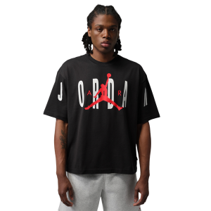 Jordan Stretch Oversized Short Sleeve Crew - Men's - Black