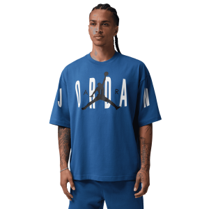 Jordan Stretch Oversized Short Sleeve Crew - Men's - Blue