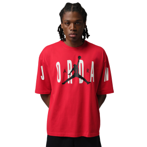 Jordan Stretch Oversized Short Sleeve Crew - Men's - Red