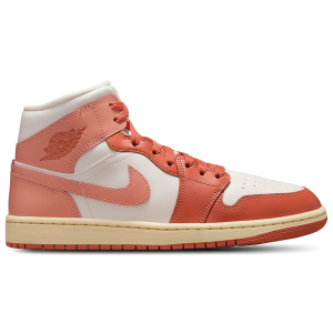 Jordan AJ 1 Mid - Women's - Sail/Pink