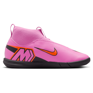 Nike JR Zoom Superfly 10 Academy IC - Boys' Grade School - Black/Magic Flamingo/Total Crimson