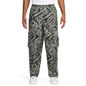 Nike Air All Over Print Woven Cargo Pants - Men's - Light Army/Black