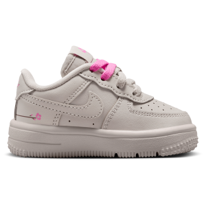 Nike Force 1 Low Lace FL - Boys' Toddler - Light Bone/Light Bone/Playful Pink