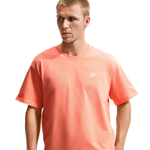 Nike Max 90 Club T-Shirt - Men's - White/Orange Frost