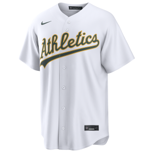 Nike MLB Oakland Athletics Home Replica Jersey - Men's - White