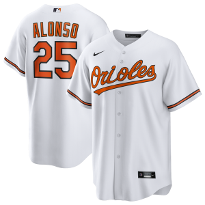 Nike MLB Orioles Home Jersey - Men's - White