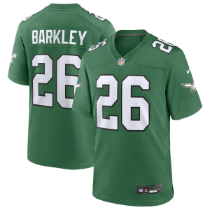 Nike Saquon Barkley Eagles Game Jersey - Men's - Pine Green