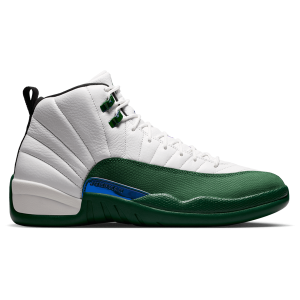 Jordan Retro 12 - Men's - White/Green/Gold