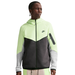 Nike Tech Fleece Full-Zip Windrunner Hoodie - Men's - Lt Liquid Lime/Anthracite/Lt Smoke Grey