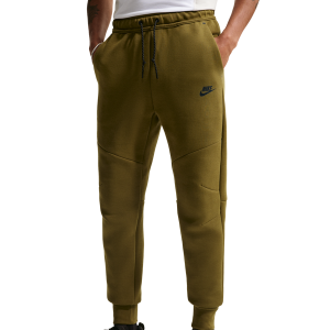 Nike Tech Fleece Jogger - Men's - Black/Olive Flak