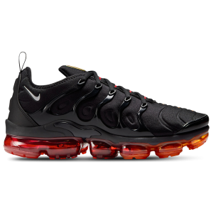 Nike Air Vapormax Plus - Men's - Black/Light Smoke Grey/Magma Orange