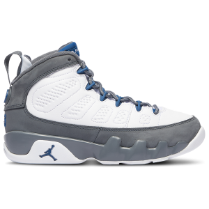 Jordan Retro 9 - Boys' Grade School - White/Blue/Grey