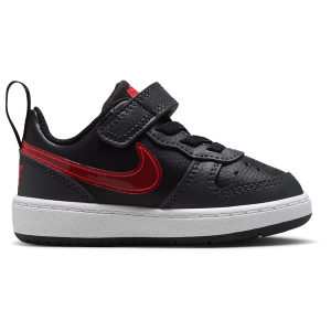 Nike Court Borough Low JES - Boys' Toddler - Black/Anthracite/University Red