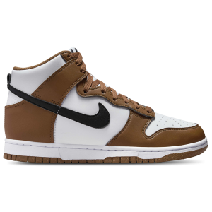 Nike Dunk High - Women's - White/Black/Light British Tan
