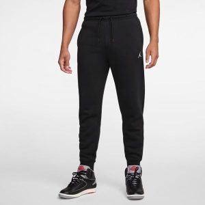 Jordan Brooklyn Fleece Pants - Men's - Black/White